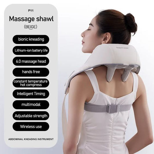 6D Adjustable Neck, Shoulder & Muscle Relaxation Massager